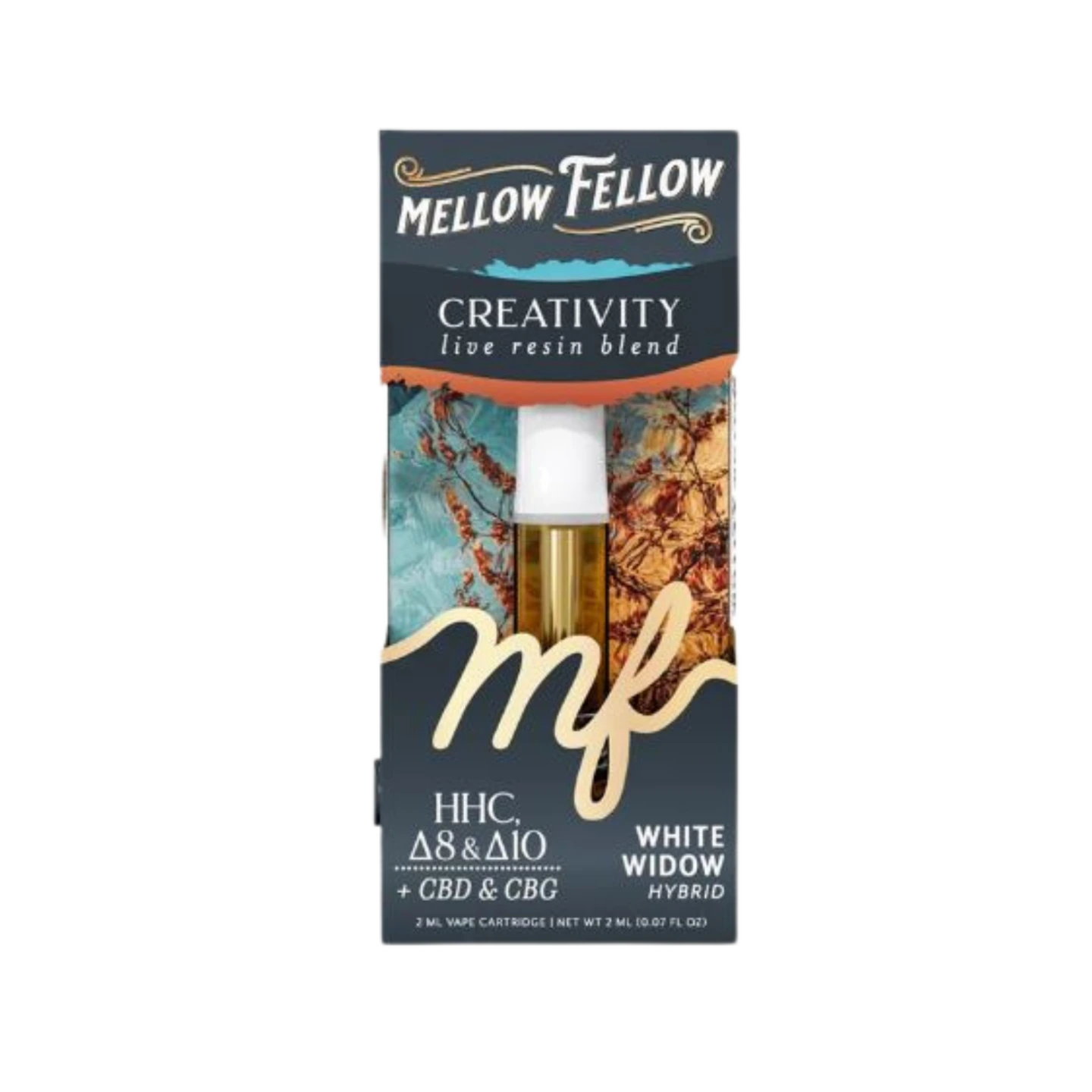 Mellow Fellow 2ml Live Resin Cartridge White Widow